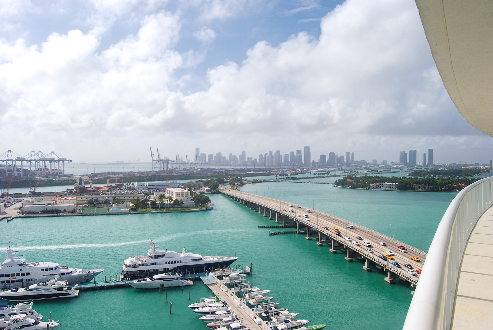 View from the Icon South Beach, a luxury Miami Condo.