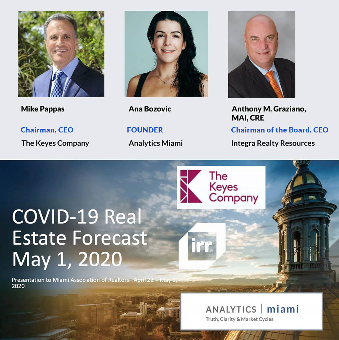 Master Broker Forum - Ana Bozovic, Anthony Graziano, Mike Pappas - South Florida Real Estate Market Covid 19 Forecast 2020