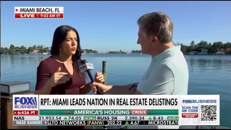 Ana Bozovic on Fox News discussing Miami Real Estate