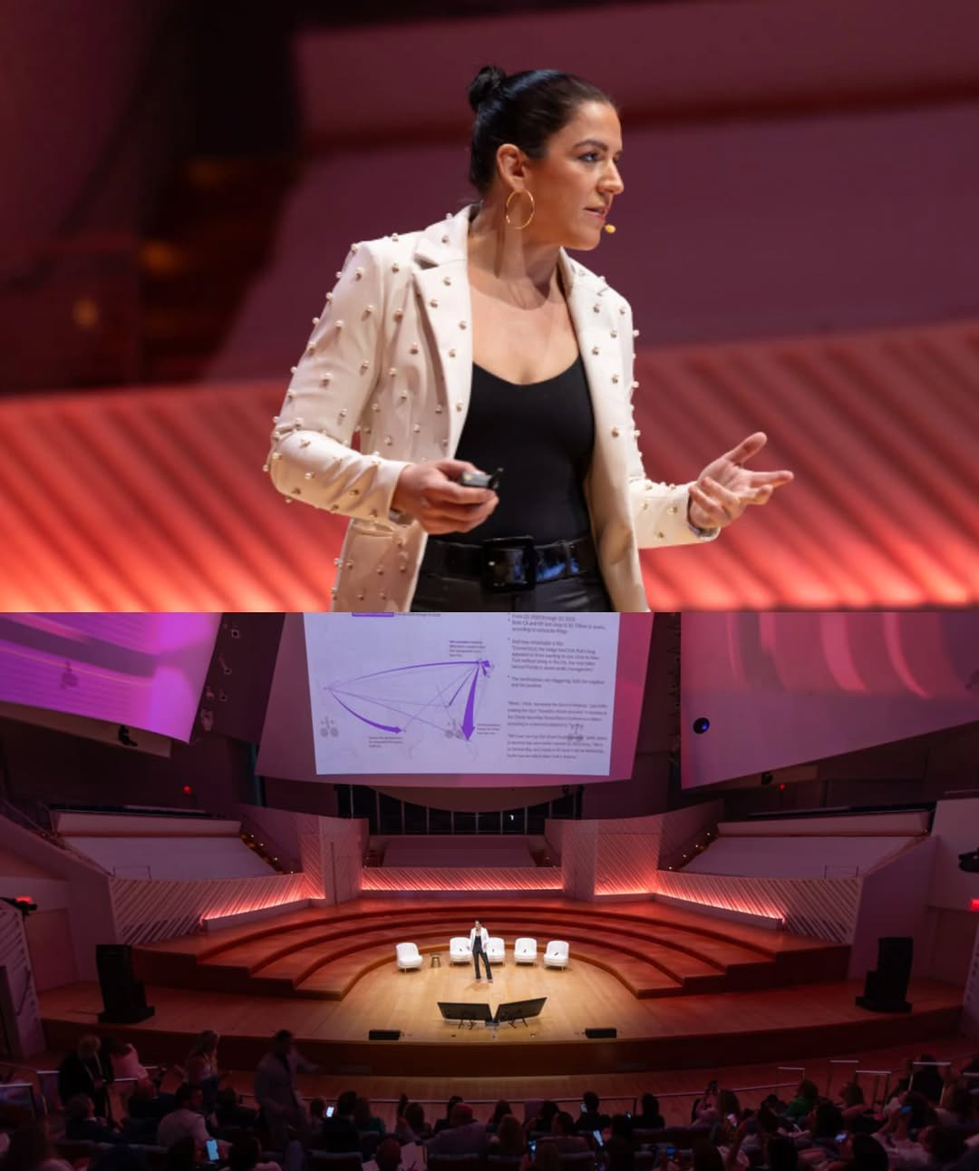 Ana Bozovic speaking at the Inman Connect Miami real estate conference in 2025