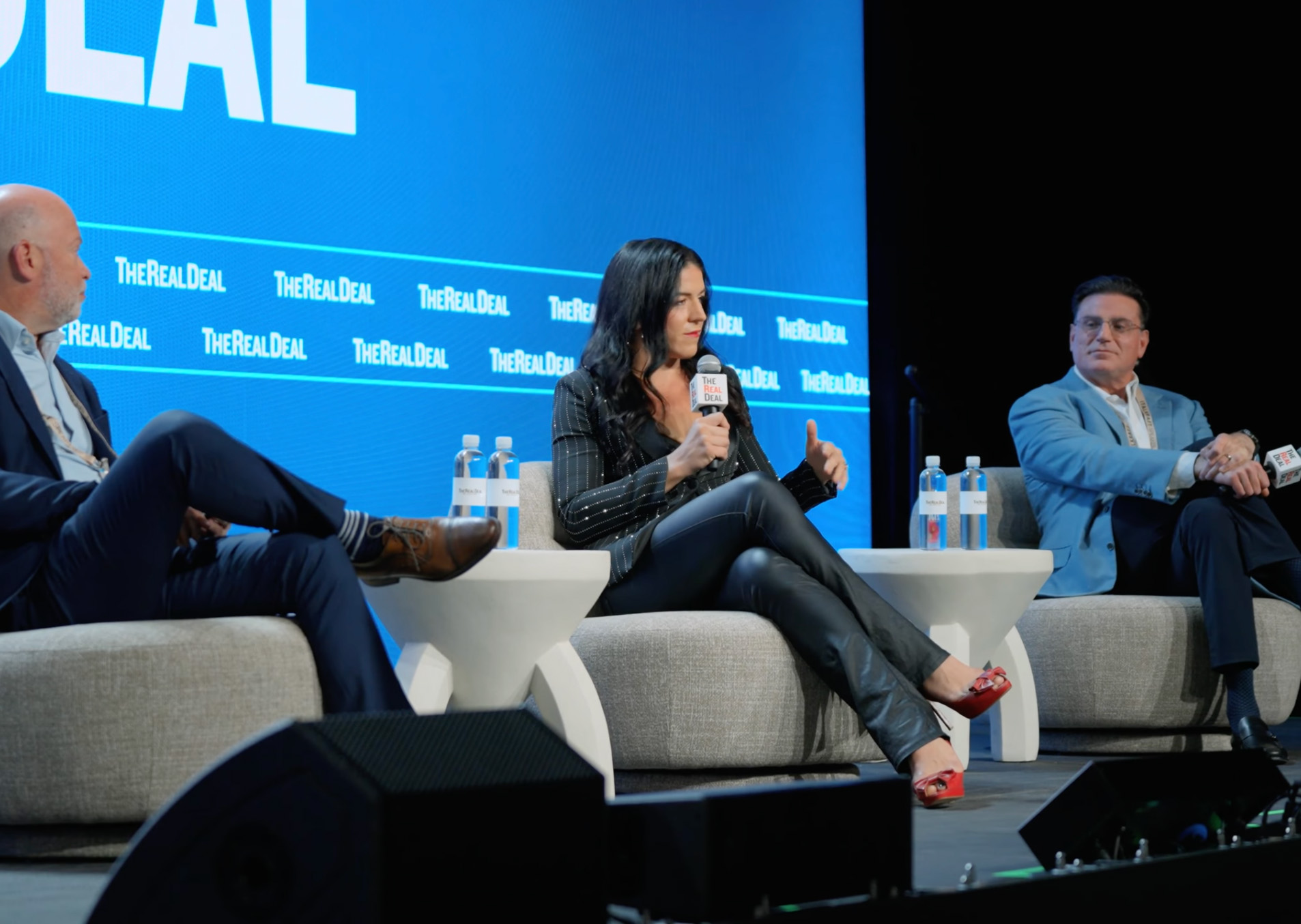 Ana Bozovic speaking at the Real Deal Miami Forum, real estate conferene in 2025