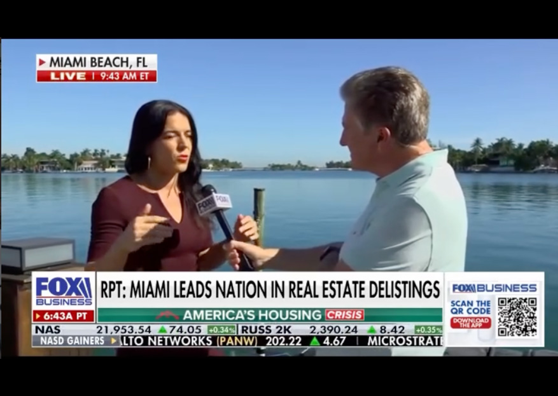 Ana Bozovic on Fox News discussing Miami Real Estate