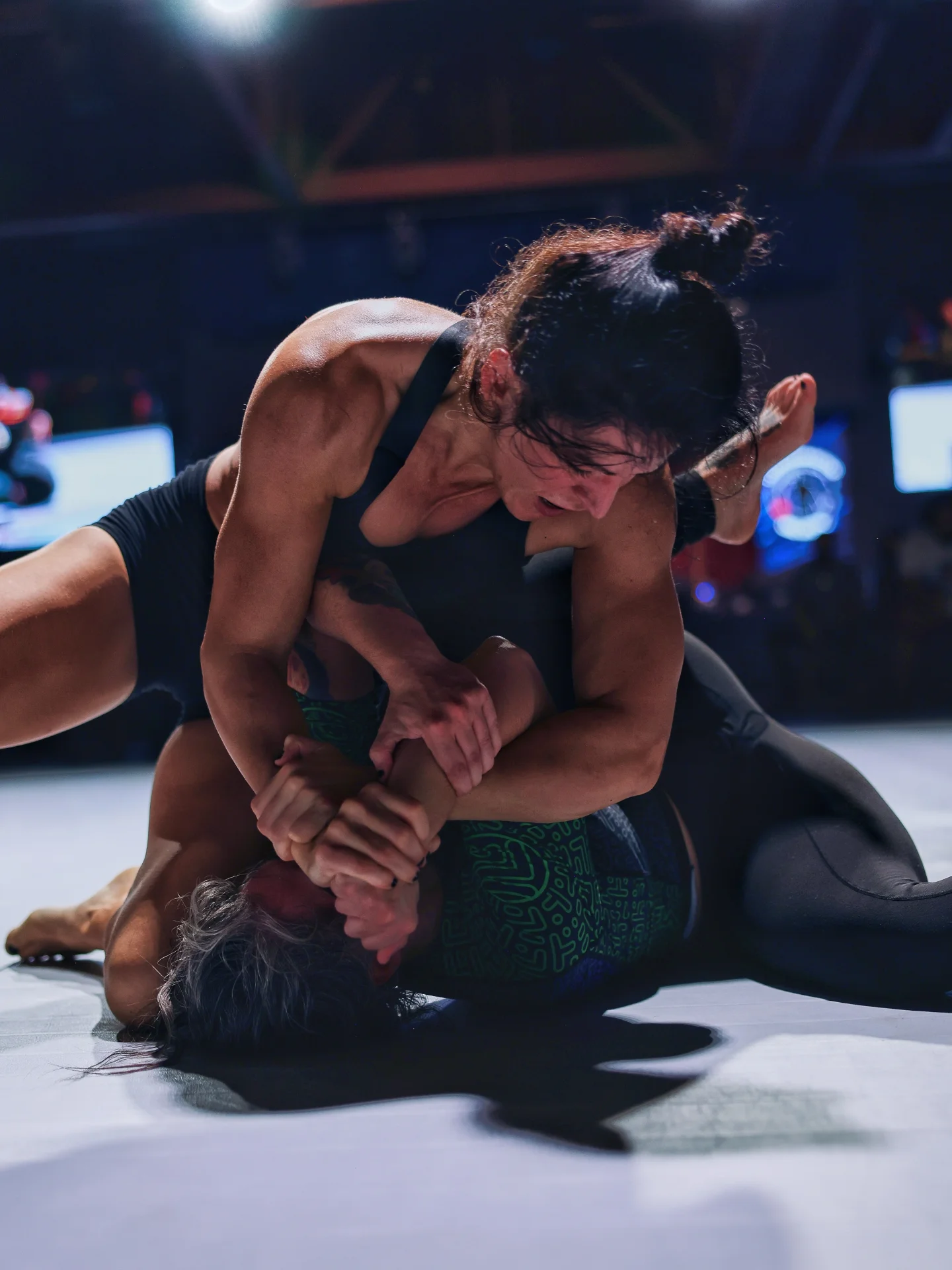 Ana Bozovic in a jiu jitsu super fight.