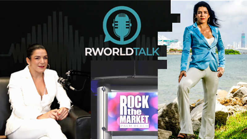 Ana Bozovic speaking Rock The Market Palm Beach & New York Times Condo Car Branding